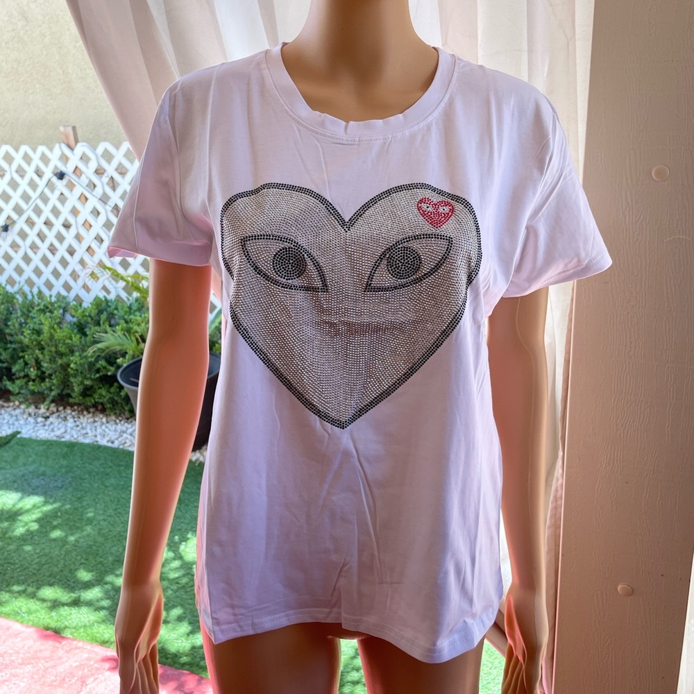 Heart White Shirt